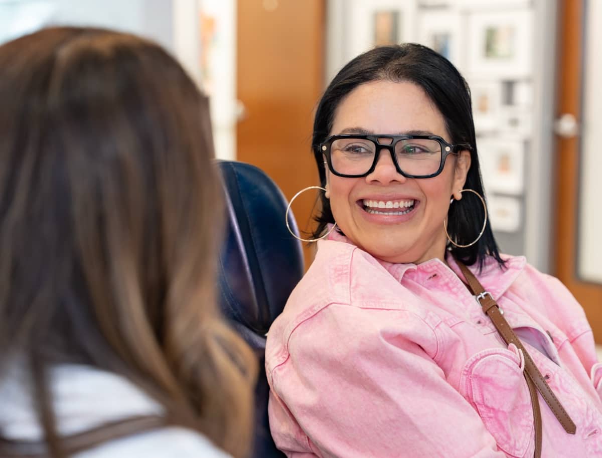patient smiling